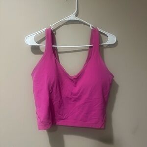 Vibrant Pink Lululemon Align Tank Top